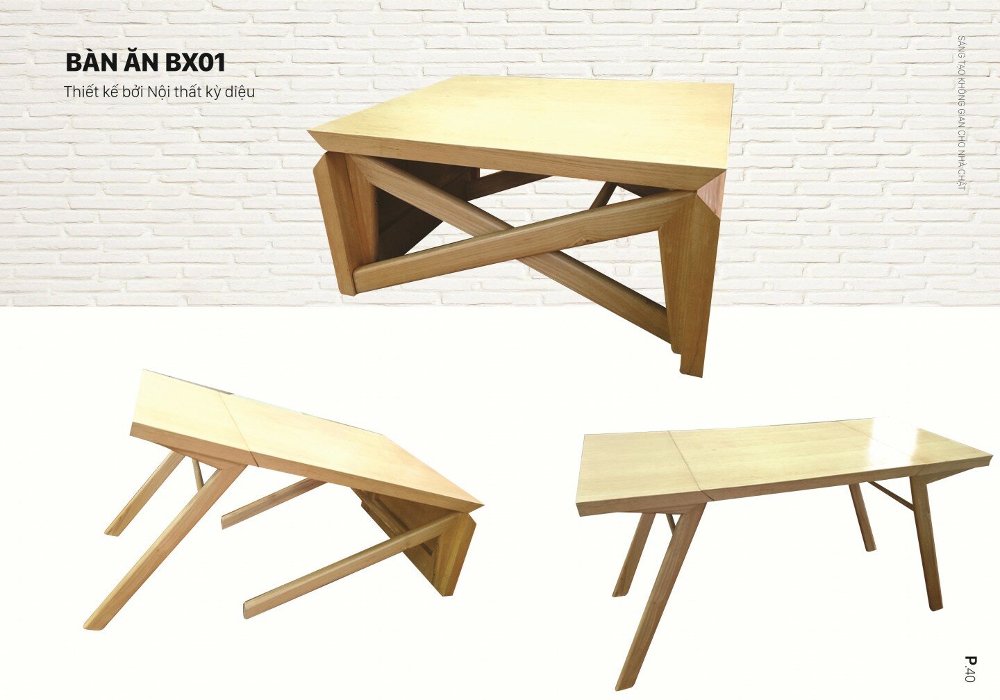 Bàn ăn xếp gọn